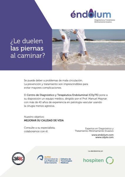 Flyer sobre Claudicación